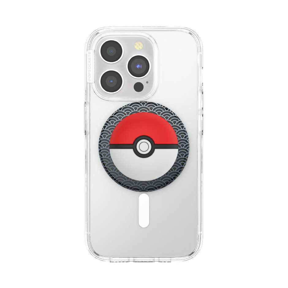 PopSockets MagSafe Phone Grip - Puffy Poké Ball Seigaiha