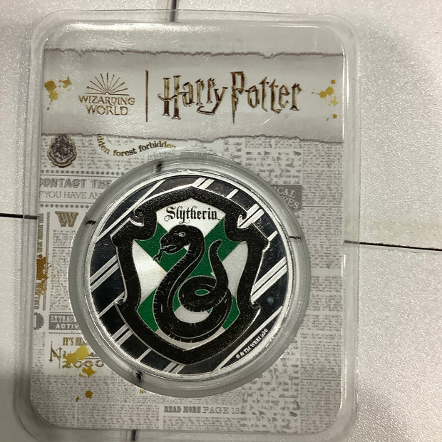 Harry Potter Slytherin 1oz Silver