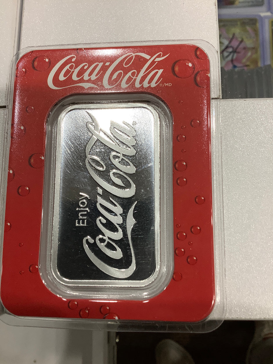 Coca-Cola 1oz Silver Bar