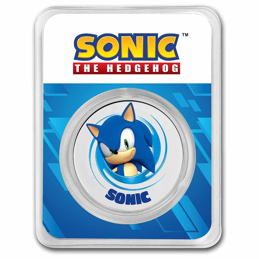 Sonic the Hedgehog 1oz Silver