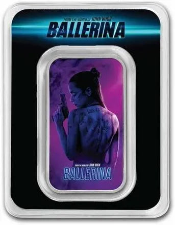 John Wick Ballerina Silver Bar 1 oz