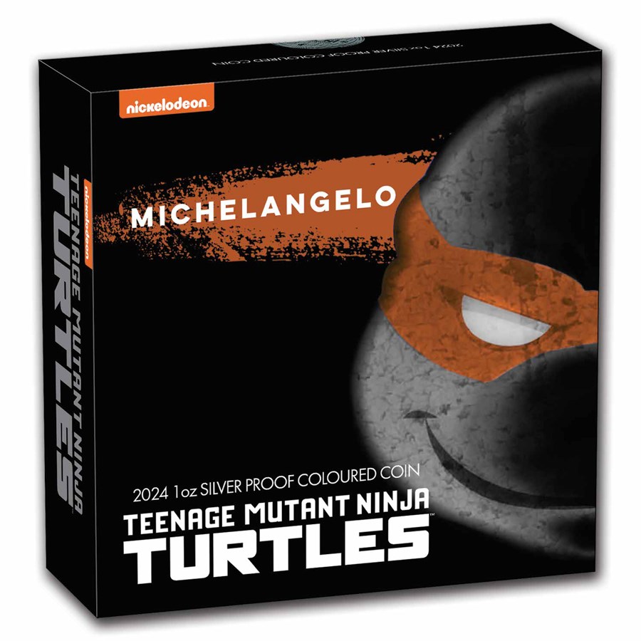 TMNT Michelangelo 1oz Silver Proof