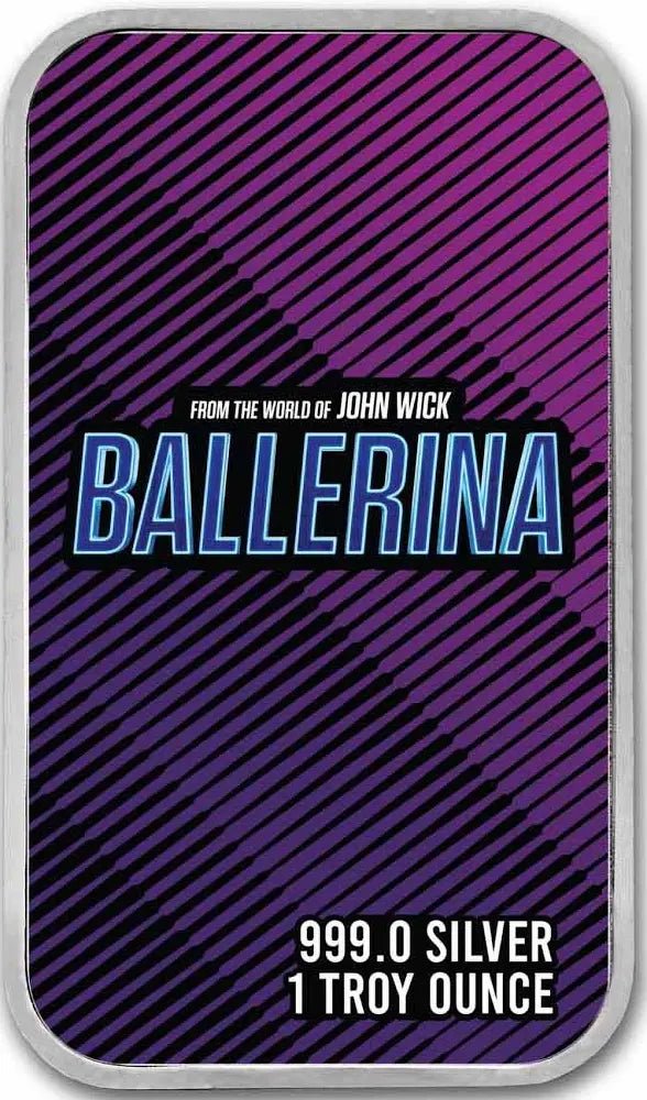John Wick Ballerina Silver Bar 1 oz