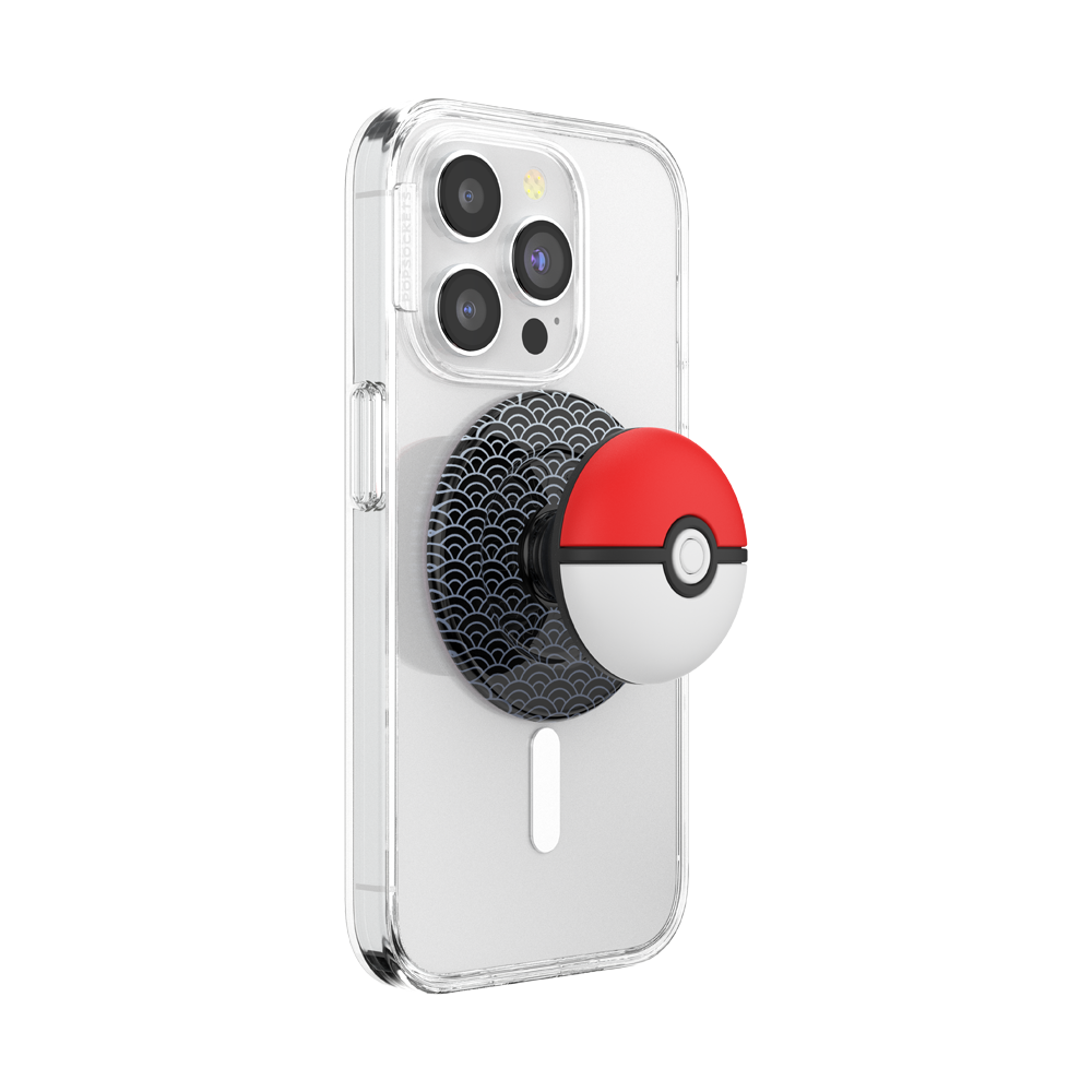 PopSockets MagSafe Phone Grip - Puffy Poké Ball Seigaiha