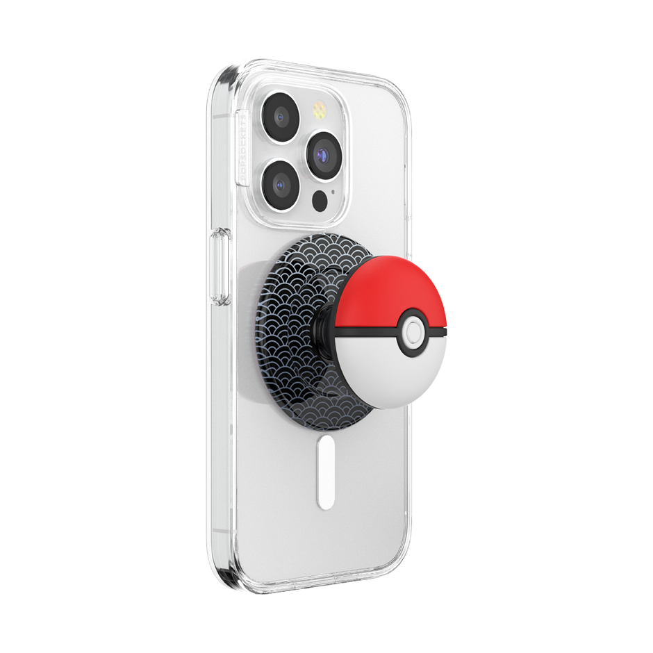 PopSockets MagSafe Phone Grip - Puffy Poké Ball Seigaiha