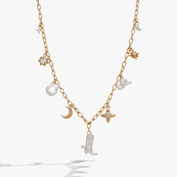 Cosmic Cowgirl Charm Necklace