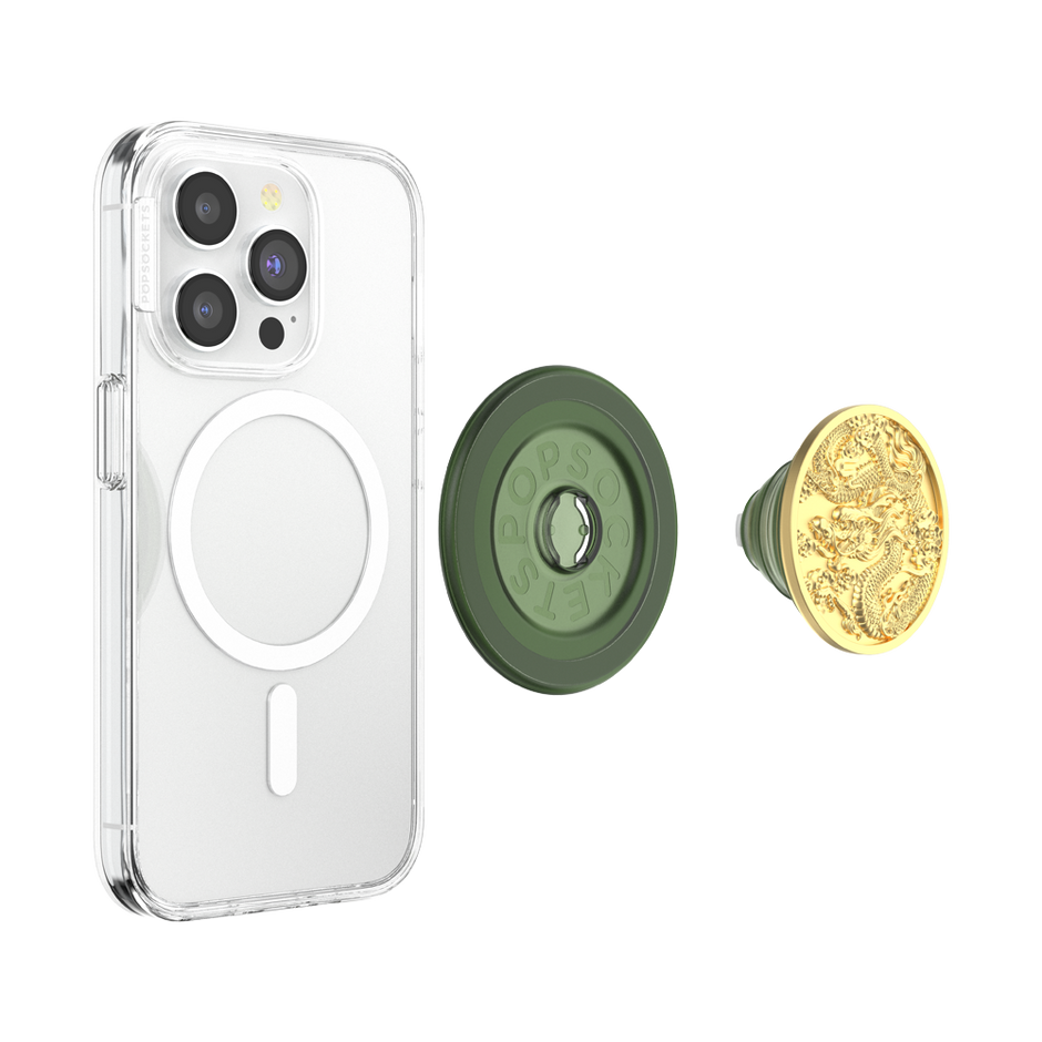 PopSockets MagSafe Phone Grip - Enamel Dragon