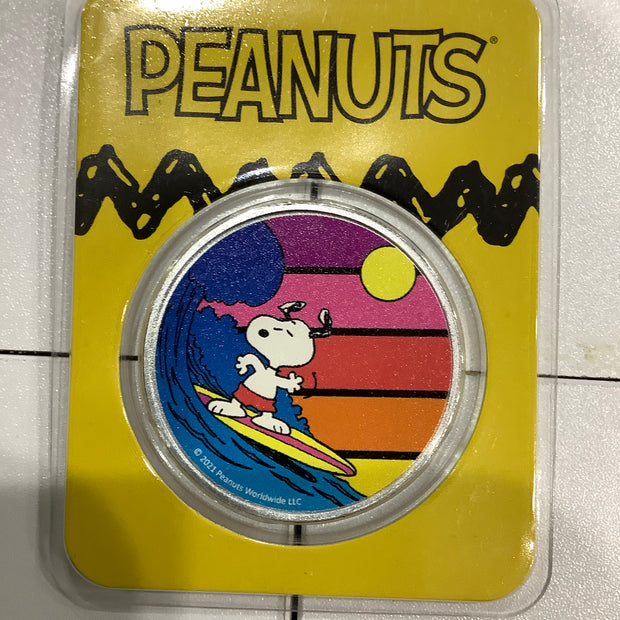 Peanuts Sunset Snoopy 1oz Silver