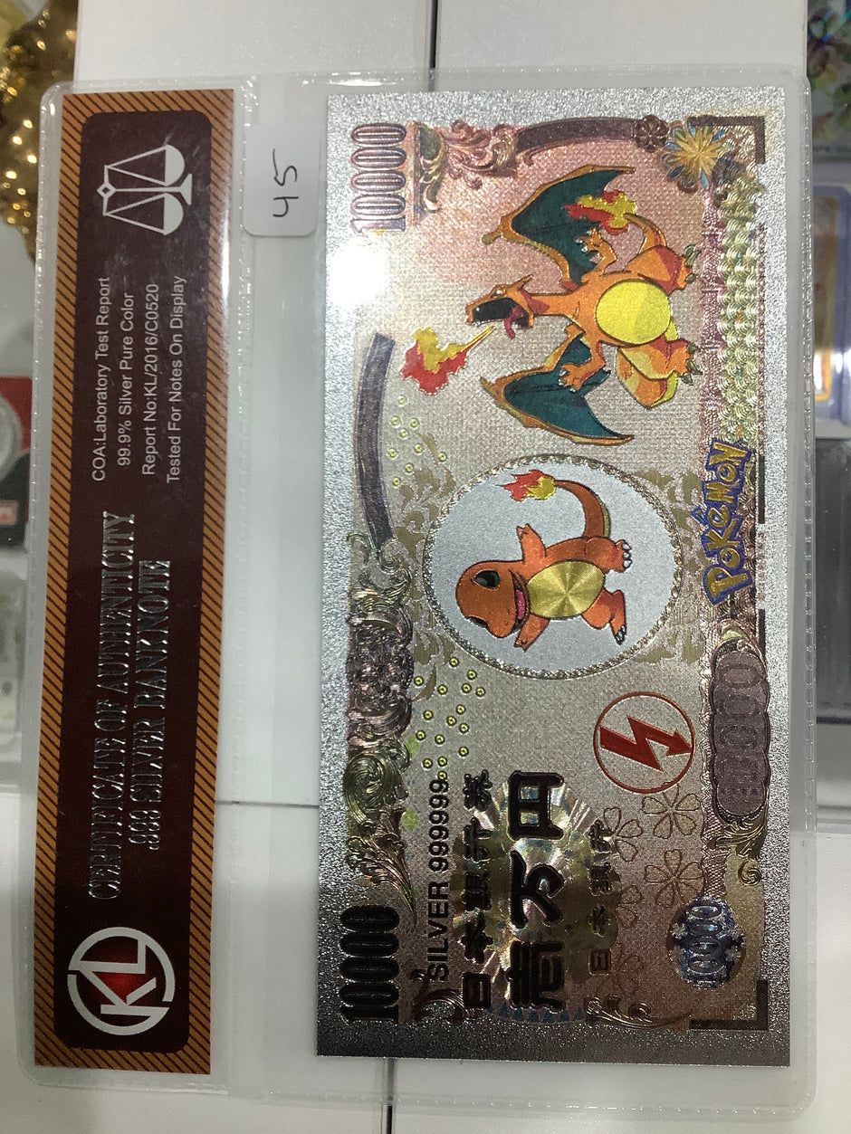Pokemon Charizard Silver Certificate