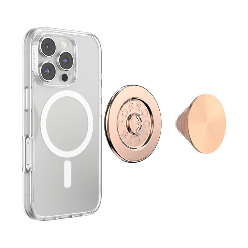 PopSockets MagSafe Aluminum Radial Rose Gold