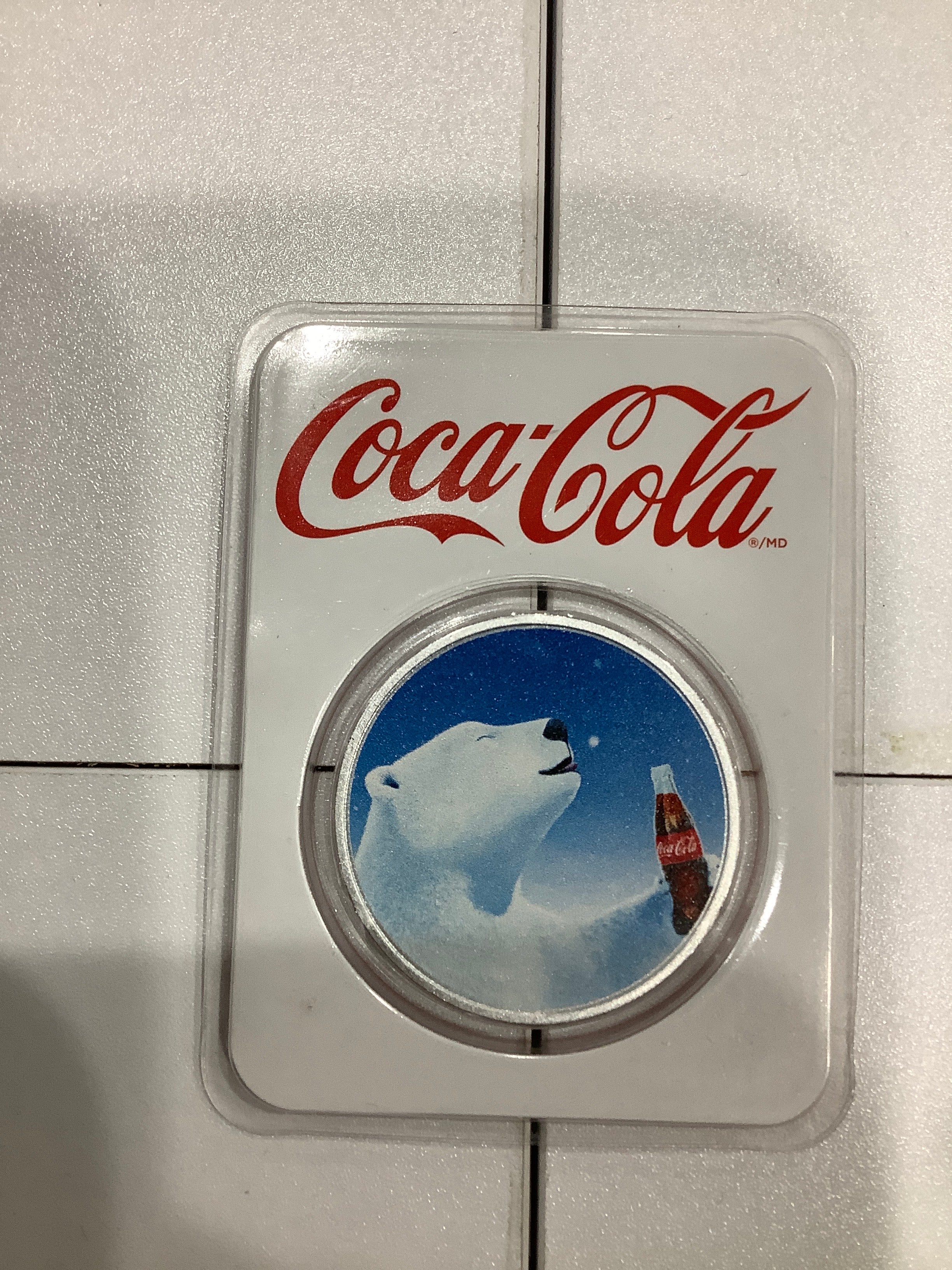 Coca-Cola Polar Bear 1oz Silver