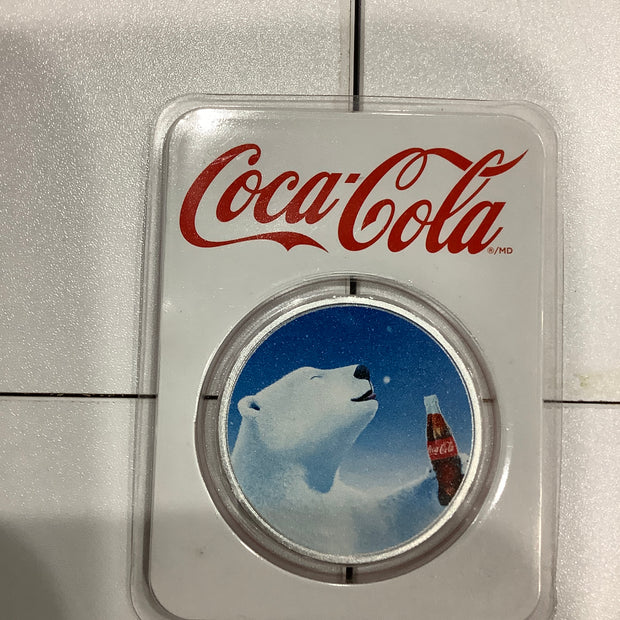 Coca-Cola Polar Bear 1oz Silver
