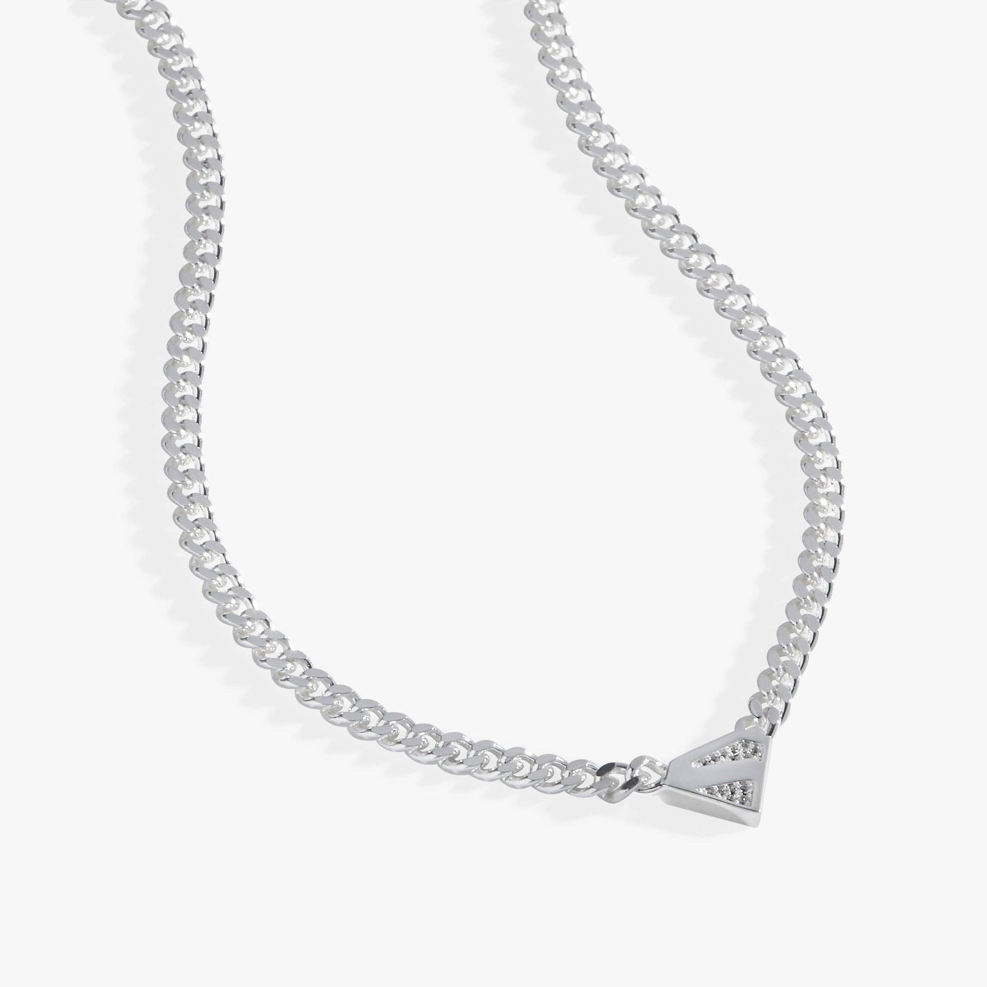 SUPERMAN™ Pave Logo Necklace