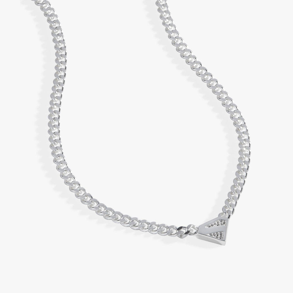 SUPERMAN™ Pave Logo Necklace