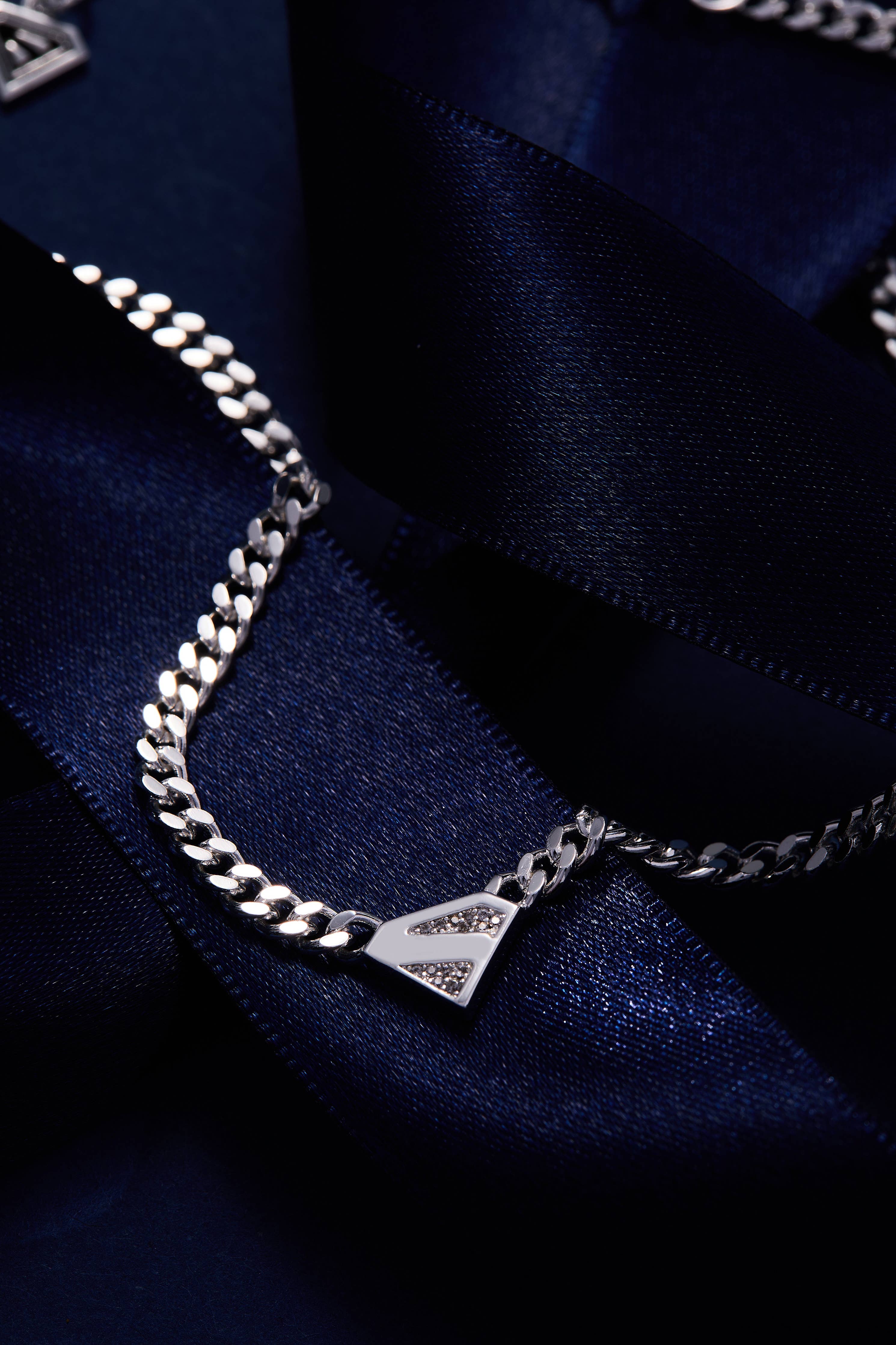 SUPERMAN™ Pave Logo Necklace