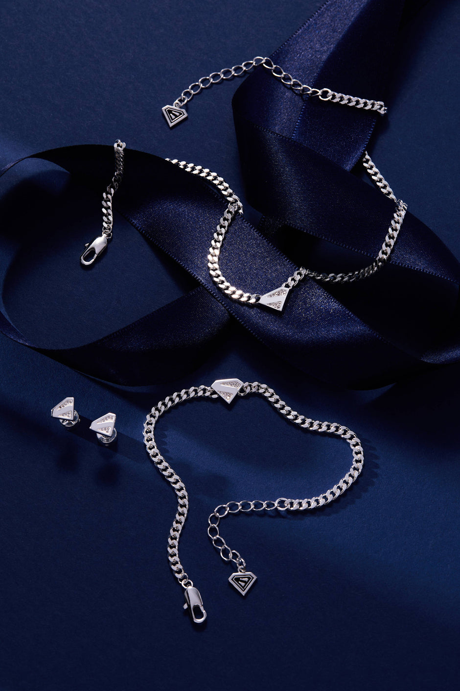 SUPERMAN™ Pave Logo Necklace
