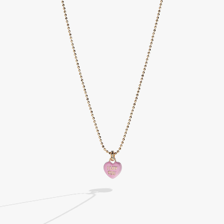 Sweethearts® 'I Luv You' Charm Necklace