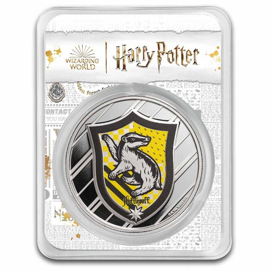 Harry Potter Hufflepuff 1oz Silver