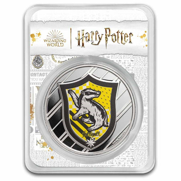 Harry Potter Hufflepuff 1oz Silver